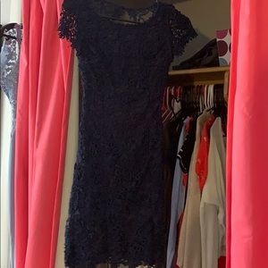 Navy blue fancy dress